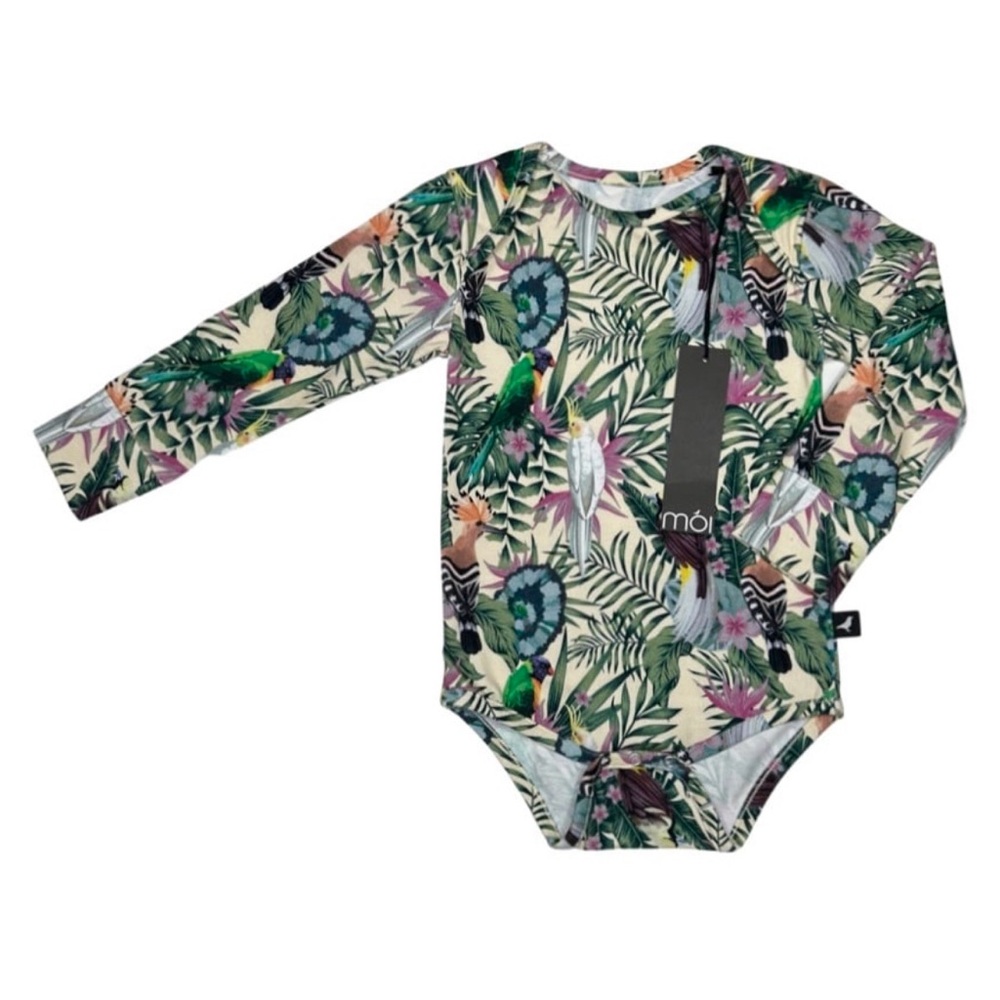 Moi Jungle Birds Organic Onesie